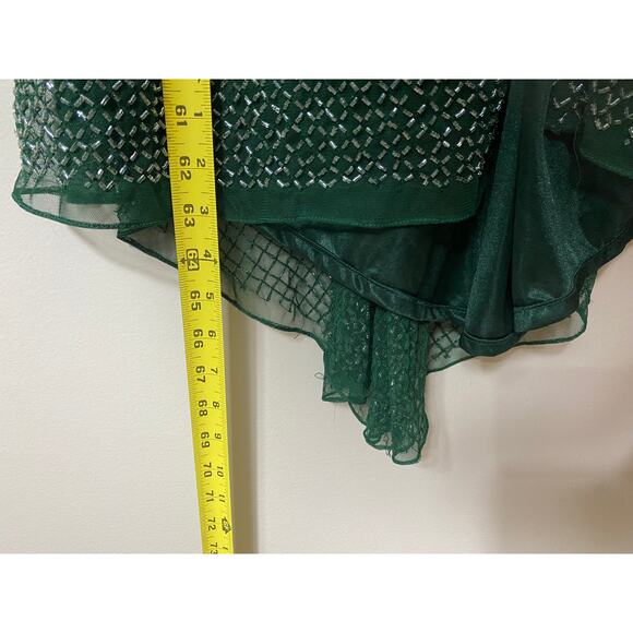 NWT MAC DUGGAL DRESS GOWN 6 GREEN MOTHER OF THE BRIDE EVENING HOLIDAYS FORMAL - Picture 16 of 16